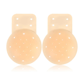 Women's Medical Grade Silicone Reusable Adhesive Waterproof Seamless Breathable Invisible Classic Design Breast Petals Lifting