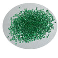 HQ GEMS Wholesale 0.8-1.5mm  Round Shape Original Pakistan 100% Natural Green Emerald Price Per Carat Loose Gemstone