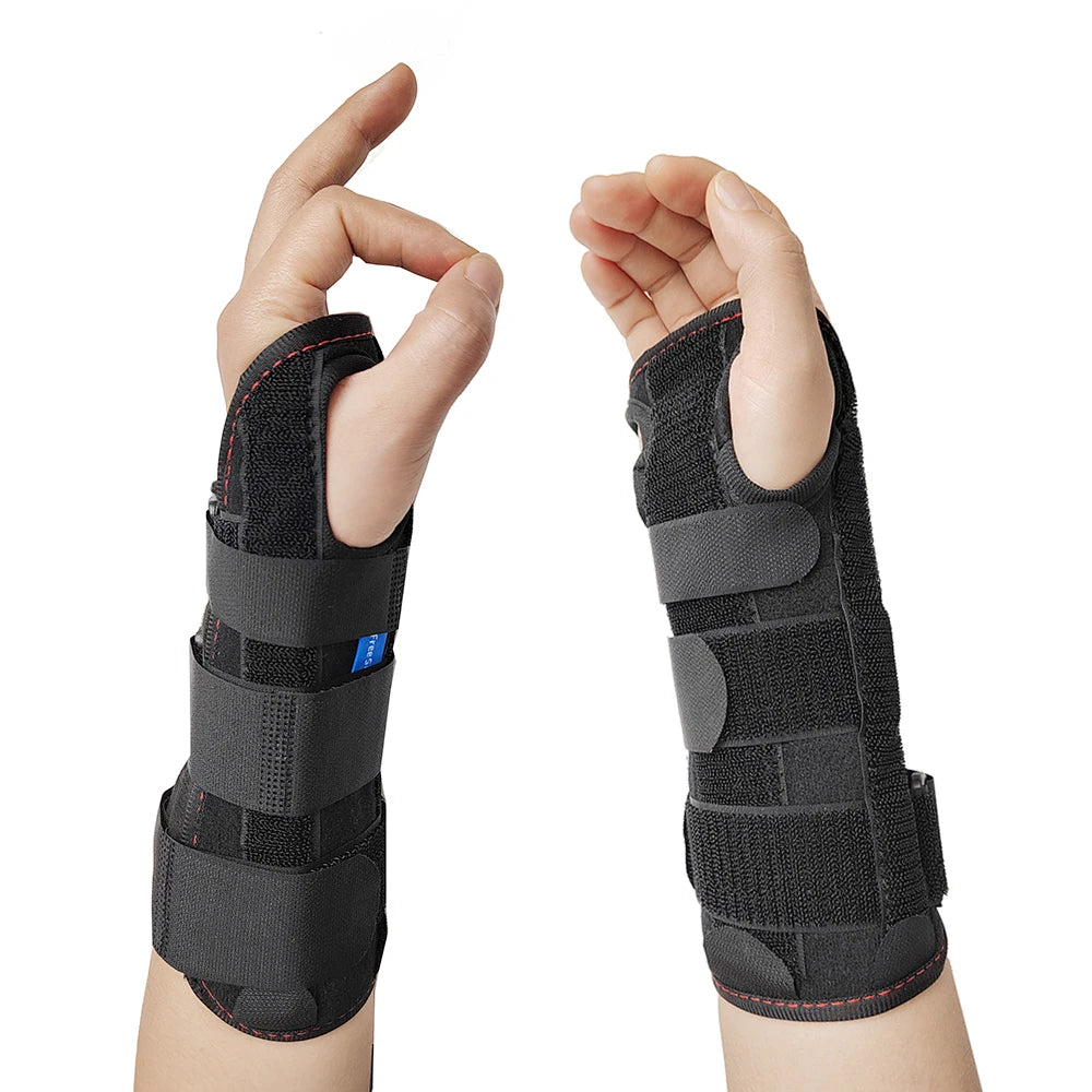 Adjustable Wrist Support Stabilizer with Detachable Metal Splint Carpal Tunnel Wrist Brace Support