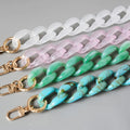Deepeel L1-33 45/85/120CM Handbag Accessories Resin Acrylic Bag Chains Acrylic Chain Bag Straps
