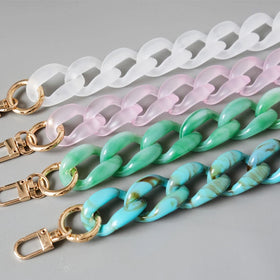 Deepeel L1-33 45/85/120CM Handbag Accessories Resin Acrylic Bag Chains Acrylic Chain Bag Straps