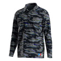Upf 50+ Long Sleeve Fast Dry Hunt UV Men's Button Down Fishing Shirt Polo Camo Pattern