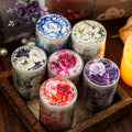 1Roll PET Long Loop Tape Flower Will Bloom Along the Road Series Matte Floral Handbook Material Stickers