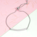 2025 Custom Logo Silver Gold Lettering Bangle Anti Allergy Bracelet Stainless Steel Blank Bracelet Jewelry