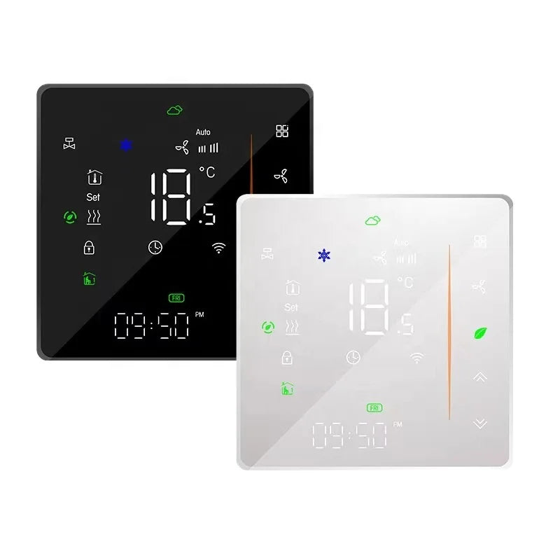 Smart WiFi Gas Boiler Thermostat 2/4 Pipe Weekly Programmable Modern Temperature Controller Hotel Floor Heating System MEIBA