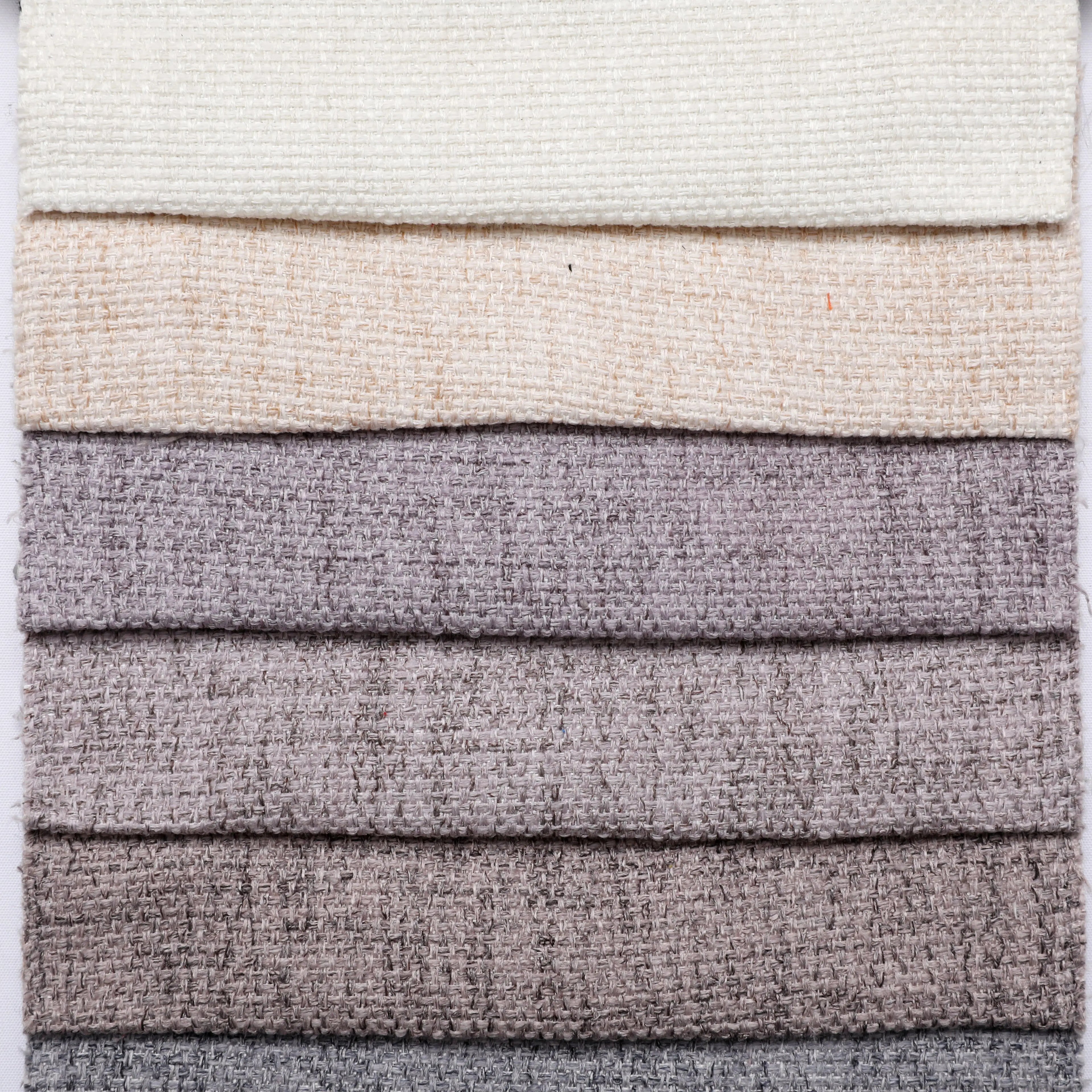 Furniture Textile Upholstery Polyester Sofa Fabric Faux Linen Look Sofa Furniture Fabric