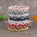 SC New Style Fashion Handmade Rope Bracelet Bohemian Adjustable Bracelet Trendy Colorful Braid Rope Bracelet for Girls