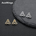 E043  Brass CZ Earring  Setting Zircon  Stud Earrings Hip Hop  Iced Out
