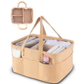 Portable Fabric Diaper Caddy Sturdy Baby Nappy Organizer Diaper Bag Storage Caddy Diaper Organizer for Changing Table