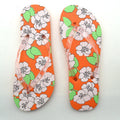 Ladies Summer Autumn PVC Strap Flip Flops Fashion Trend Full Print Design Women's Slip-on Flat Sandal Promotion Beach Sandal