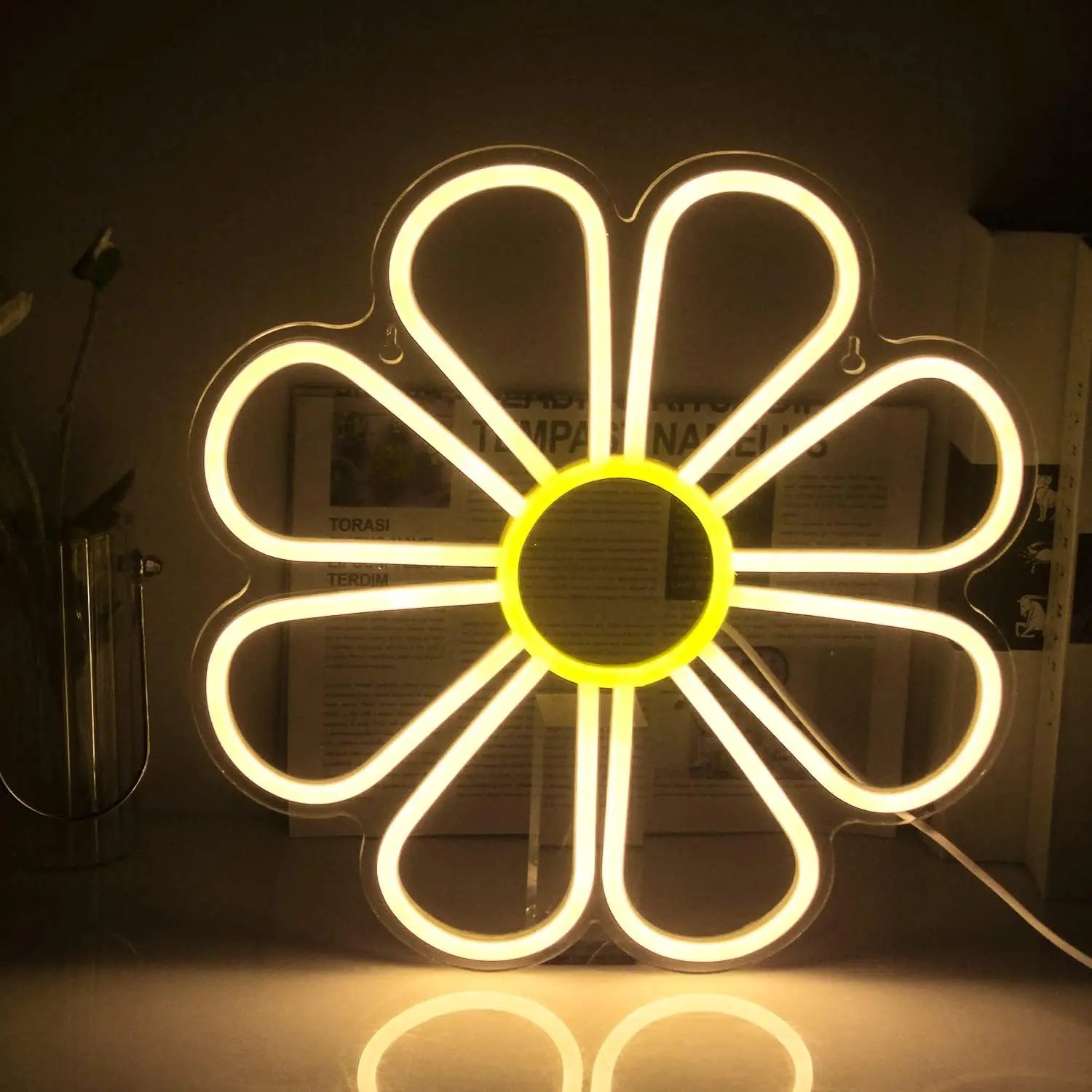 Dropshipping Free Design Custom Led Neon Light Flower Neon Sign Neon Sign Custom Made Wedding for Bedroom Party Home