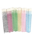 Eyelash Extension Mascara Brush 50pcs/pack Lash Makeup Wands Customize Disposable Lip Brush Eyelash Brush Applicator