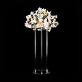 Wedding Round Clear Acrylic Centerpiece Flower Stand