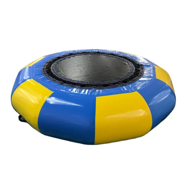 Round Water Trampoline Inflatable Water Trampoline Jumping Sport Game