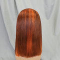 200% Straight #4/#350 Colored Bob Wigs Wholesale 13x4 Full Lace Frontal Bob Wigs Human Raw Chinese Hair for Black Women