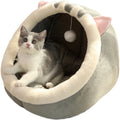 Yiwu Hot Sale Warm Winter Soft Small Dog Mat Washable Cat Cave Pet Cat Bed Pet House Cozy Kitten Lounger Cushion Cats House
