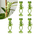 Creative Square Pattern Plastic Frog Plant Clip Upright Garden Stand Tool for Growing Vine Support Plant Holder