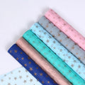Custom Printed logo Clothes Packaging Wrapping Paper Roll Vintage Korean Flower Bouquet Gift Wrapping Paper
