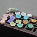 8mm Natural Pearl Shell Beads Hand Craved Flower Shape Mother of Pearl Discs Beads for Jewelry Making