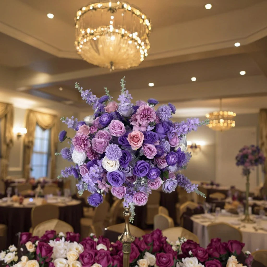 Wholesale Customized Wedding Event Decorative Table Centerpieces Artificial Silk Flower Ball