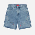 Custom Gem Jewelry Studs Rivet Rhinestone Jorts Studded Jean Shorts