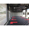 40x40 Non-Slip Interlocking Garage Floor Tiles Car Wash Drainage PP for Workshops Parking Lots Refractory Anti-Slip Features