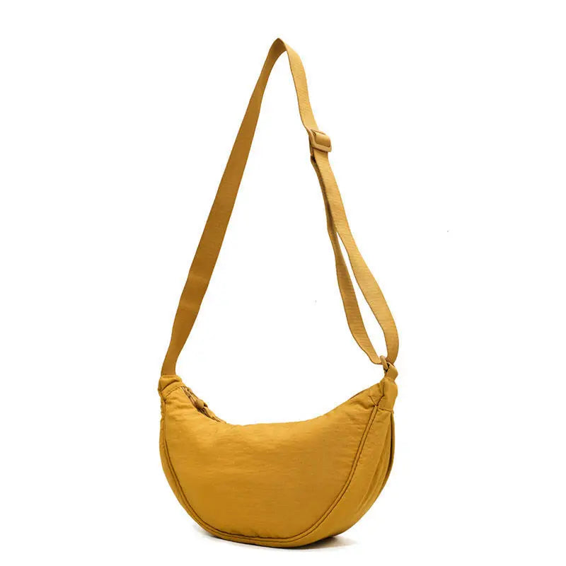 Customized Women's Crossbody Shoulder Bag Nylon Material Dumpling Bag Versatile Small Cloth Bag