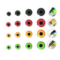 3D Blank bait Eyes 3mm-12mm Realistic Artificial Holographic 3d Sticker Fish Eyes for DIY Fishing Lures Fly Tying Lures