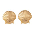 Bohemian New Fashion Gold Plated Shell Drop Earring for Women Metal Summer Holiday Exquisite Earrings Jewelry