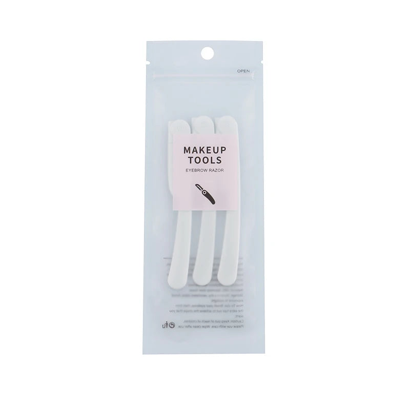 3 PCS Eyebrow Razor Shaper Cheek Facial Hair Remover Peach Fuzz Shaver Women's Trimmer Shaving Grooming Kit