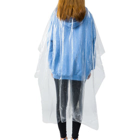 Disposable PE Plastic Hairdressing Cape for Hair Salon Barber Shop Color & Cut Box-Packed Apron