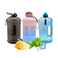 New Product Gradient1.3L/2.2L/3.78L Creative Sports Water Bottle 1 Gallon Printable Plastic Fitness Big Water Bottle