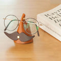 Handcrafted Desktop Storage Stand for Beards Glasses Watches-Leather Display Rack