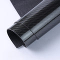 Luxury 1.2mm Carbon Fiber Car Steering Wheel Cover Elastic Waterproof Quick-Dry Anti-Mildew PU Material LHS Brand 54/55" Width