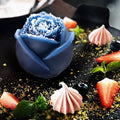 D5048 6grid rose Mousse ice cream candle Turn Cake sugar Pudding jelly baking Pastries Chocolates Resin Mold Silicone 3D Mould