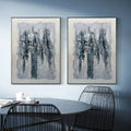 Modern Abstract 2 Sets Large Minimalist Art Abstract Art Acrylic Painting on Canvas  Hand Painted