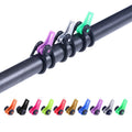 Multicolor QT009 10pcs/bag Fishing Accessary Tool Plastic Rubber Ring Fishing Rod Easy Hook Keeper Holder for Hanging Bait Lure