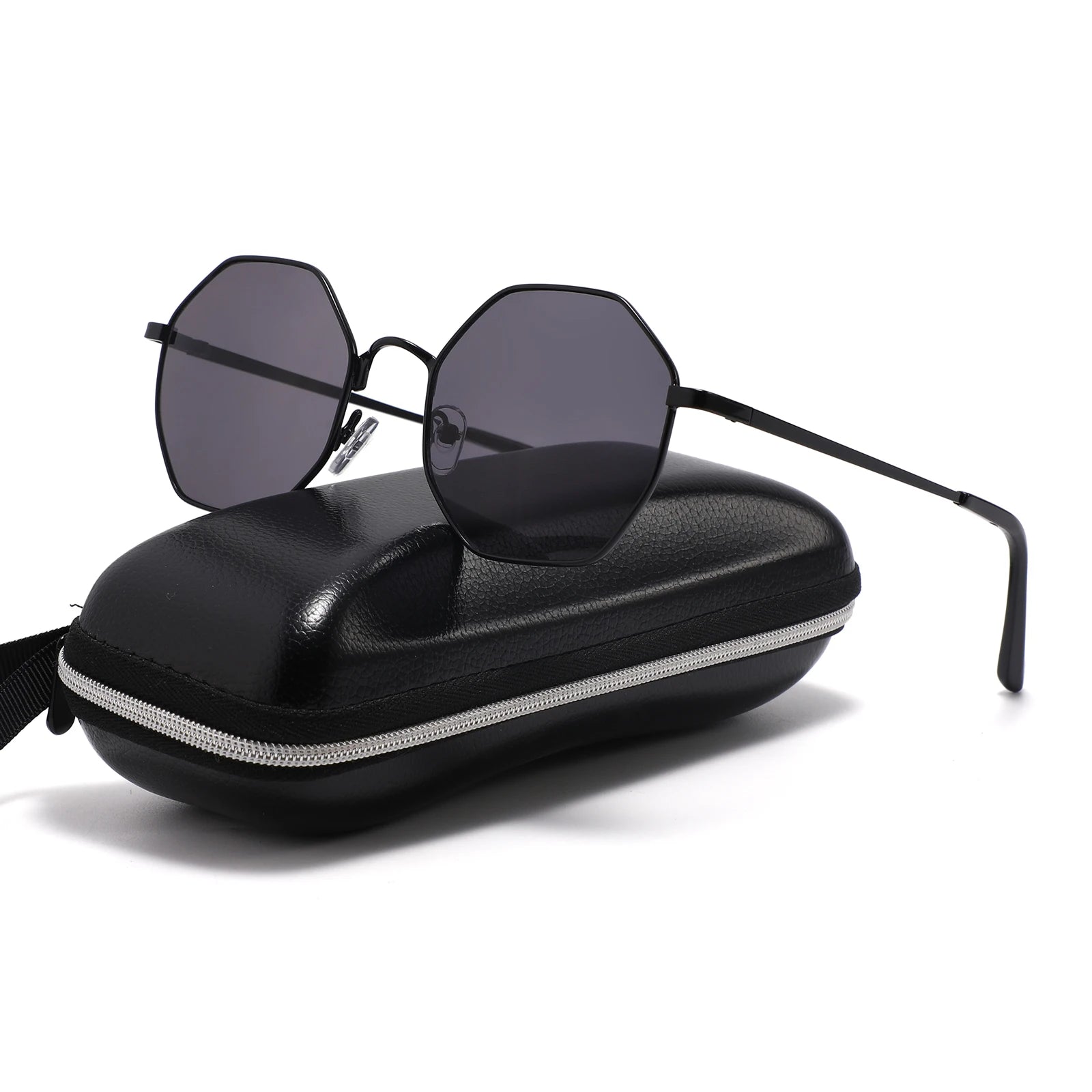 2024 New Luxury Brand Designer Sunglasses Custom Sunglasses Logo Men Shades Square Metal Sunglasses