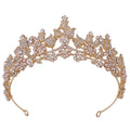 New Design Crown Colored Crystal Rhinestone Wedding Bridal Tiaras