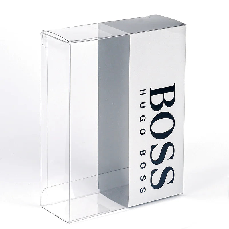 Recyclable Eco-friendly PVC PET PP Custom Brand Underwear Packaging Boxes for Men
