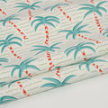 Summer Fresh Hawaii Plant User-defined Pattern Palm Coconut Tree 100 Percent Cotton Print Fabrics