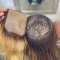Ready to Ship Silk Base Closure for Mesh Integration European Virgin Human Hair Lace Fabrics for Hair Loss Mesh for Hair