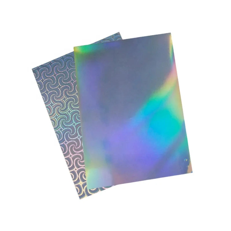 Wholesale Glossy Laser Inkjet Printable Waterproof A4 A5 A6 PET Vinyl Sheet Holographic Sticker Paper Inkjet