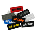 Custom Shape Personalized logo Soft Pvc Patch Garment Clothing Embossed Brand Logo Badge