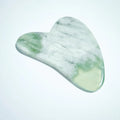 Huiying Top selling Xiuyan Jade guasha tool heart shape with green good for health