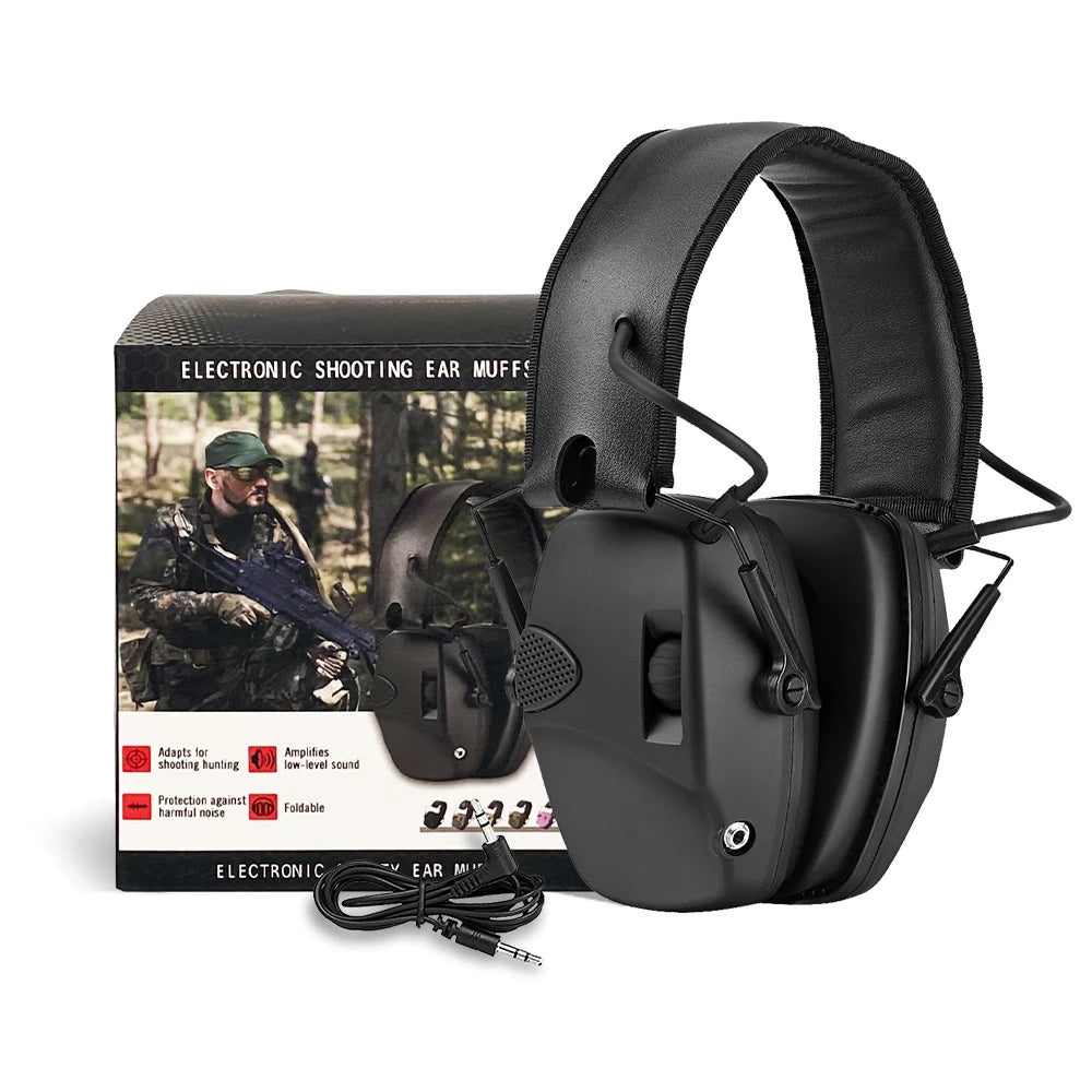 Tactical Ear Protection Shooting Electronic Hearing Protection Noise Reduce Earmuff for Shooting Ear Protection Headphones MegaBDM