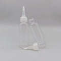 100ml PET Glue Liquid Plant Ink Sauce Squeezable Bottles with Twist Cap Screen Printing Healthy Customized Colors Round Shape