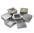 Custom Food Grade Printing Metal Chocolate Biscuit Tin square Favor Boxes Small square Tea Tin Box Medium Size