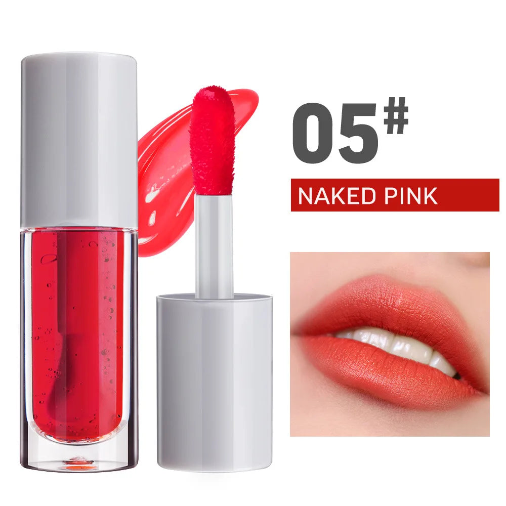 Private Label Korean Moisturizing Lipgloss Tinted Lip Oil Non-sticky Waterproof Lip Stain Jelly Lip Tint