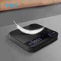 High Accurate Premium Portable 2000g/0.1g Digital Balance Timemore Tempered Glass Espresso Scale Coffee Bean Scale with Timer